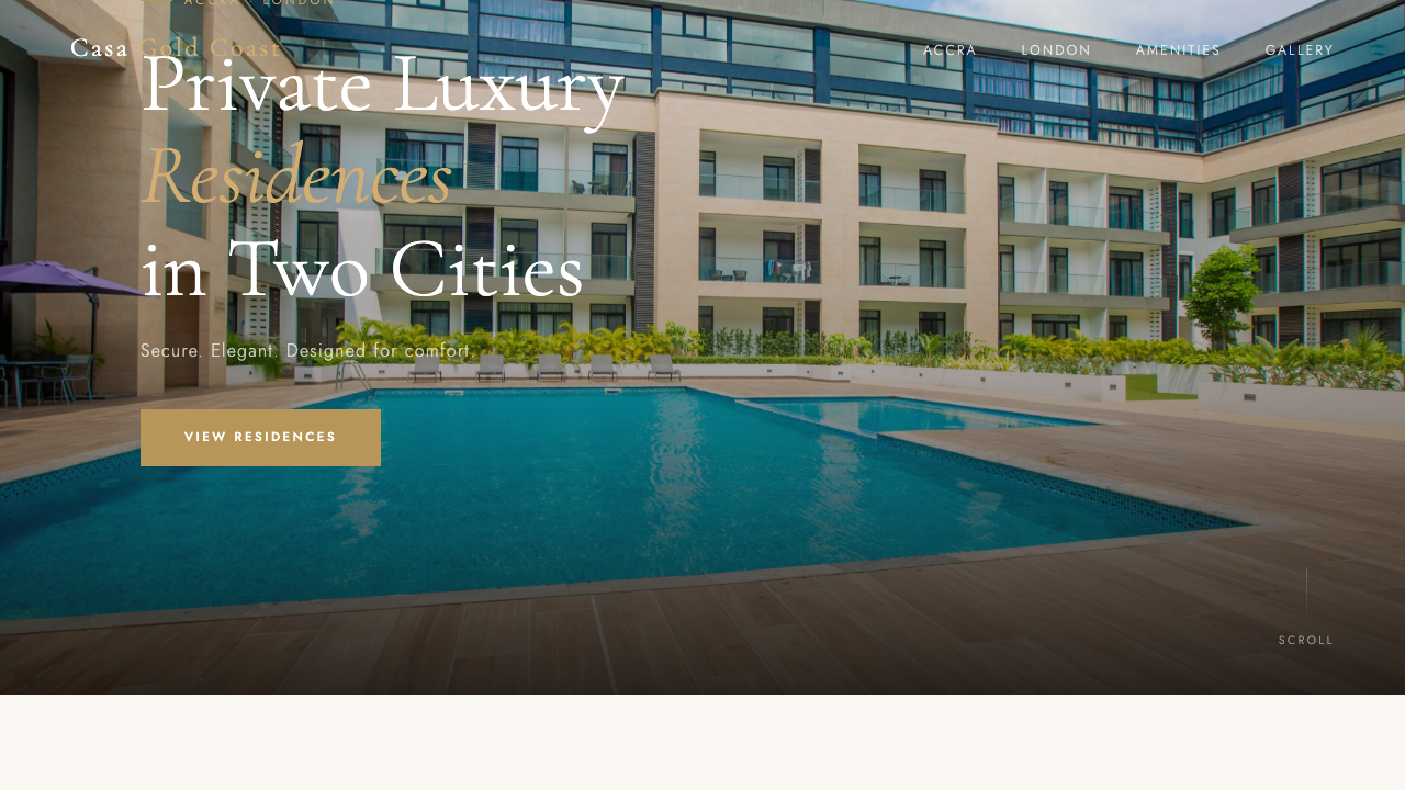 Casa Gold Coast homepage