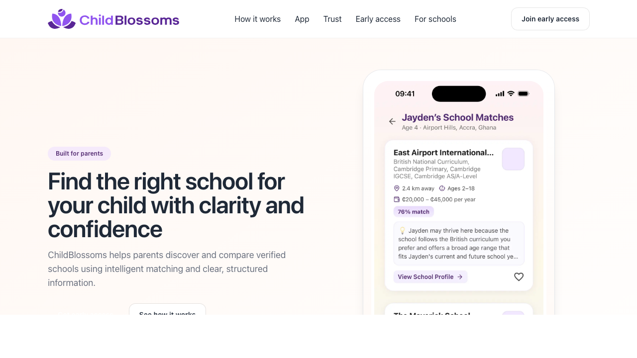 ChildBlossoms homepage